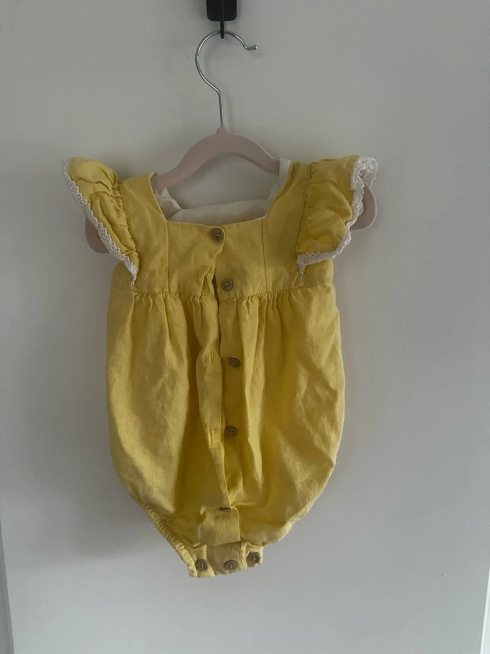 Babidu Yellow Baby Rompers size 3M - Picture 8 of 8